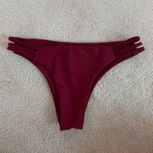 Purple bikini bottoms